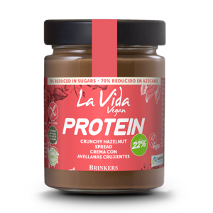 La Vida Vegan Proteinová pomazánka křupavý lískový oříšek BIO 270 g - expirace
